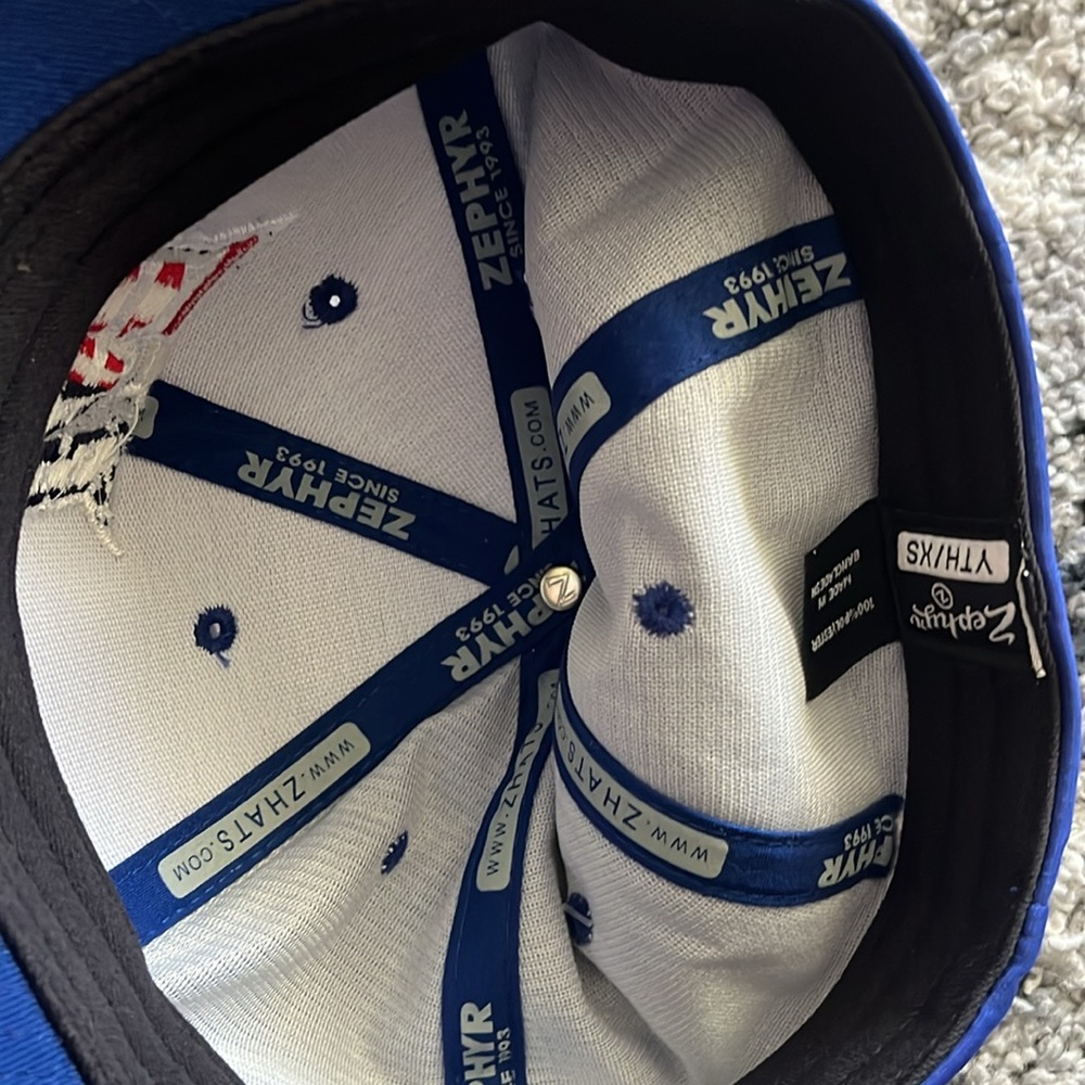 American Legion Post 218 Veterans Military Zephyr Flag Baseball Hat Cap - Picture 7 of 7